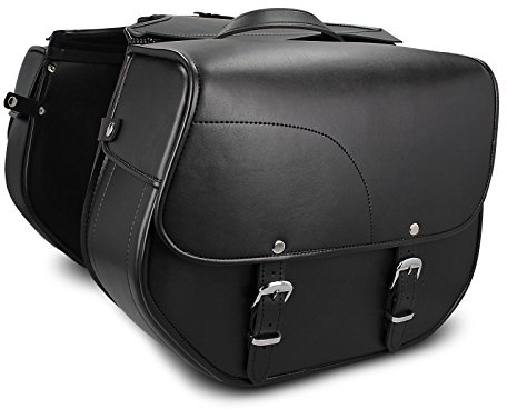 Satteltasche für Yamaha XV 1100 Virago Kentucky Schwarz