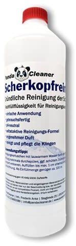 PANDACLEANER Scherkopfreiniger 1000ml - Nachfüllflüssigkeit für Reinigungskartuschen | Die günstige Alternative | Geeignet für Braun CCR & handelsübliche Kartuschen