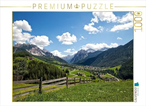 CALVENDO Puzzle Blick auf Sankt Vigil | 1000 Teile Lege-Größe 64 x 48 cm Foto-Puzzle für glückliche Stunden