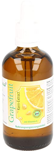 DYNAMIS Grapefruitkernextrakt 100 ml – pur, mit Vitamin C & Flavonoiden | Hochkonzentrierter Extrakt aus Grapefruitkernen und Schalenanteilen mit Vitamin C und Flavonoiden – rückstandsgeprüft, vegan