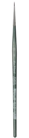 da Vinci, FORTE Synthetics, Rund, Gr. -3, Synthetikfasern | Strapazierfähige rotbraune Synthetikfasern – ideal für Acryl, Bastelfarben und raue Malgründe.