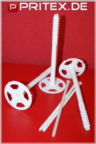 KLIMAS Tellerdübel Dämmstoffdübel Dübel Dämmstoffhalter Thermodübel 10x220-100 Stück