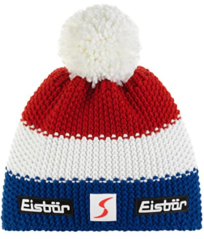 Eisbär Mütze - Star Pompon Sport (blau/Weiss/rot) Frankreich