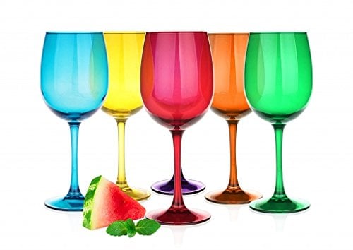 Verres à vin Verre à vin 300 ml dans le mélange Lot de 6 verres à vin rouge Verre à vin blanc