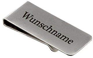 Fermasoldi con effetto polare con incisione, idea regalo per compleanno o denaro – Clip moneyclip in metallo personalizzabile con custodia regalo