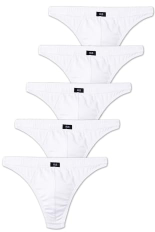 H.I.S Herren String (5 Stück) | Weich, elastisch & formstabil, Komfortbund, Knappe Form