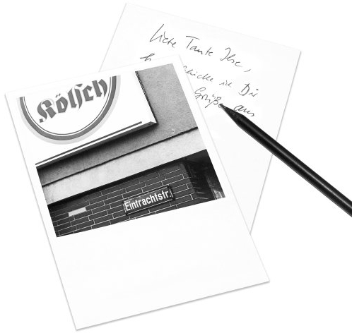 Postkarte Köln im Retro-Stil - Motiv: Kölsch