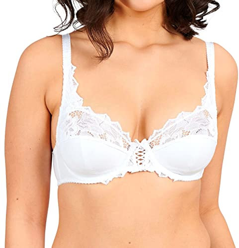 Sans Complexe - Reggiseno, coppa completa, donna, Bianco, 6E