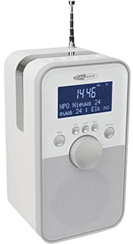 Caliber HPG406D tragbares DAB+/FM Radio mit Wecker Funktion (AUX-In) weiß