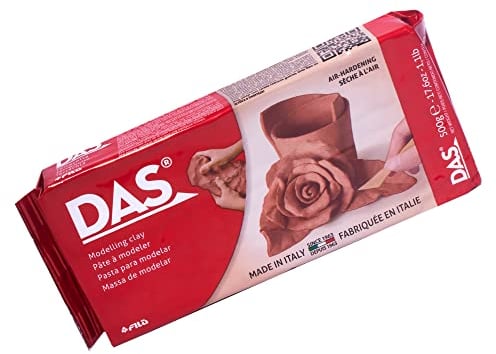 DAS 3871 00 - Lufthärtende Modelliermasse, 500 g, terracotta