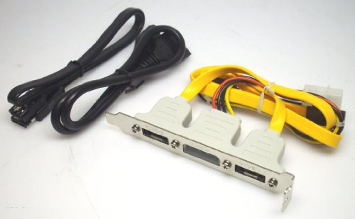 Gigabyte 12CF1-3SATPW 12CF1 3SATPW eSATA Bracket Slot Blende