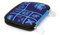 BRISA VW Collection - Volkswagen Neopren Geld-Börse-Beutel-Smart-Wallet im T1 Bulli Bus Design 16 cm (Surf/Blau)