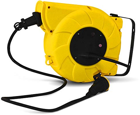 i-watts Pro i-eeam07 – 1511 Kabeltrommel Elektrische Automatische, gelb, I-EEAM07-1511