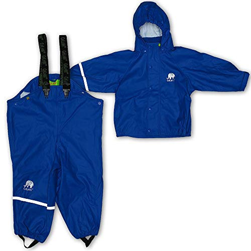 Celavi Jungen Celavi Zweiteiliger Regenanzug in Vielen Farben Regenjacke, Blau, 70 EU