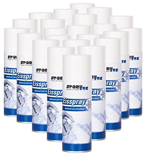 Sport-Tec Eisspray, Kältespray, Kühlspray, Erste-Hilfe-Spray bei Sportverletzungen, Schmerzen und Schwellungen 200ml