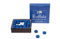 Winsport Snooker Klebeleder 'Blue Diamond' - 10 mm - 5er Set