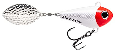 SpinMad Jigmaster 24g Jig Spinner - Bleikopfspinner, Farbe Lieblingsköder:Redhead