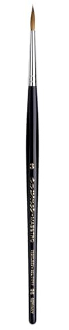 Da Vinci 35 Series Tobolsky-Kolinsky Sable Water Colour Brush, Bristle, Red, 19.5 x 0.205 x 30 cm