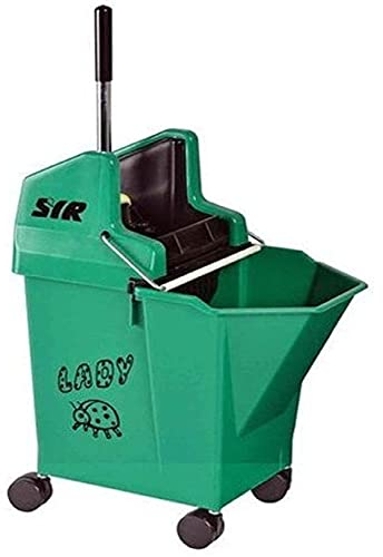 Professional SYR Kentucky Lady Mop Bucket (Green) on Castors