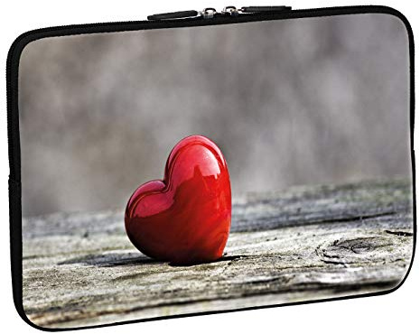 PEDEA Design Schutzhülle Notebook Tasche bis 13,3 Zoll (33,7cm), Love