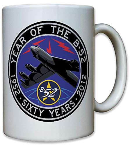 Year Of The B52 Sixty Years Bomber USAF Jubiläum Wappen Abzeichen - Tasse #10291