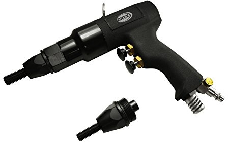 Astro Pneumatic Tool PRN12 ONYX Pneumatic Rivet Nut Setting Gun W/ 3/8 & 1/2 Mandrels