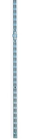 Rubbermaid FastTrack Garage Upright 25 with Extension, Satin Nickel, Extendable Mount for FastTrack Garage Rail, Garage/Home Organization System