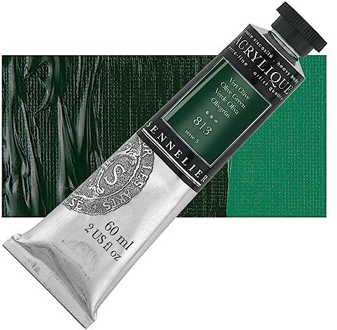 Sennelier Extra-Fine Artist Acryliques olive green 813 60 ml by