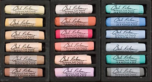 Jack Richeson Riches on Signature Set 18 Stück Portrait Handarbeit Soft Pastellkreide