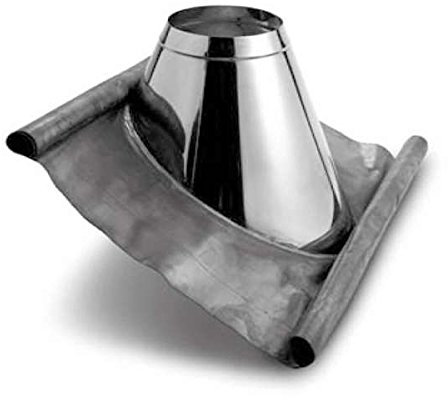 ICS Edelstahlschornstein 7b - Ø 80 - 100 mm Dachdurchführung 3-15°