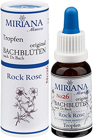MirianaFlowers Rock Rose 20ml Bachblüten Stockbottle