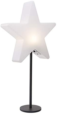 8Seasens 32495L LED, Plastik, 6 W, weiß, Durchmesser 30 cm, 27 x 10 cm