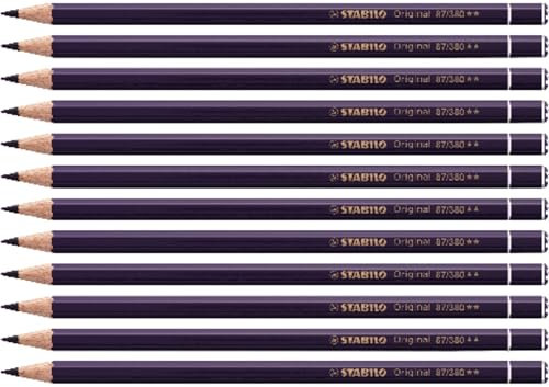 STABILO - Premium-Buntstift - Original - 12er Pack - blauviolett dunkel