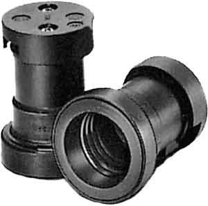 Houben 500680 A++ to A, Fassung, Metall, 10 W, Integriert, grau, 35 x 35 x 25 cm