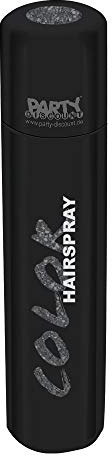 PARTY DISCOUNT Haarspray mit Glitter silber, 100 ml