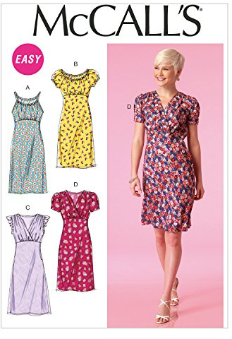 Mccall's Patterns 7116 B5 Sizes 8/10/12/14/16 Misses Dresses Sewing Pattern