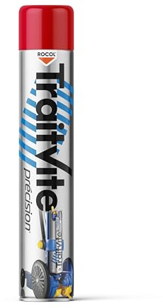 Peinture Traivite précision rouge RAL 3020 Rocol R47022