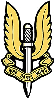 Aufkleber/Sticker SAS Who Dares wins Special Air Service Spezial 10x5cm A912