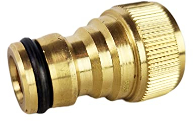 Fittingstore - GARDENA Kupplungsstecker mit Innengewinde oder Außengewinde Hahnstück (G 1 (Innengewinde), Werkstoff: Messing)