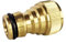 Fittingstore - GARDENA Kupplungsstecker mit Innengewinde oder Außengewinde Hahnstück (G 1 (Innengewinde), Werkstoff: Messing)