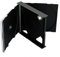 Dragon Trading® - Custodia a 4 scomparti per CD e DVD, 25 mm, per 4 dischi, con vassoio nero