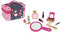 Janod - P'tite Miss Vanity Case for Children - 9 Solid Wood Accessories Included - Pretend Play Toy Beauty and Cosmetic, J06514, Pink, y3, Einfarbig