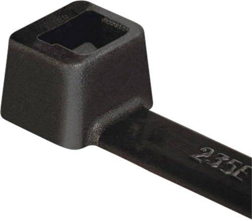 HellermannTyton 111-02049 T18L-PA66HS-BK Kabelbinder 205 mm 2.50 mm Schwarz Hitzestabilisiert 100 St.
