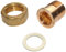 Viega 320249 Verschraubung Modell 3335 Rotguss, flachdichtend, Innengewinde x Aussengewinde 3/4 Zoll