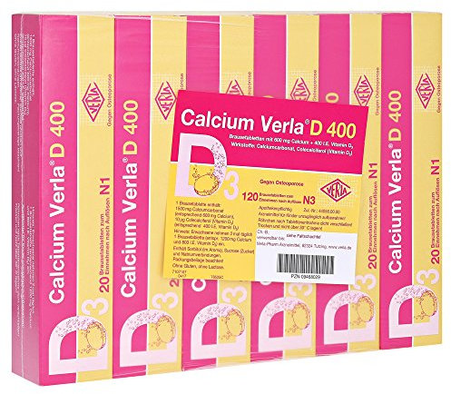 CALCIUM VERLA D 400 Brausetabletten 120 St