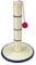 Arquivet Rascador Poste con Bola 45 cm, Blanco y Azul, 1 Unidad (Paquete de 1)