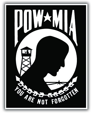 CCI NI286 POW MIA You Are not Forgotten Autoaufkleber Aufkleber 10,2 x 8,9 cm