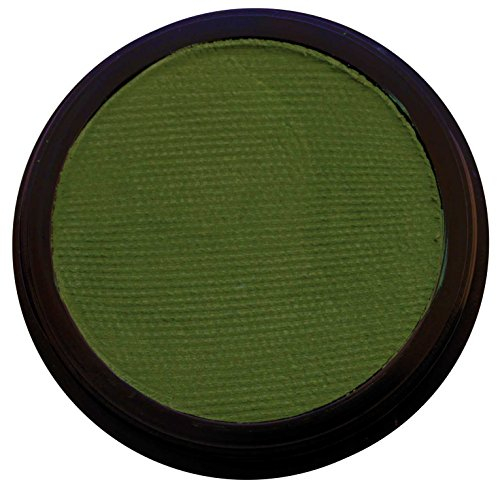 Eulenspiegel 184554 - Profi-Aqua Schminke in der Farbe Dunkelgrün, 20 ml, vegan