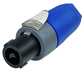 Neutrik NL2FX Standard 2 Pole Speakon Connector, Blue, Grey