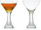 Anton Studio Designs Manhattan Cocktail Glasses - Set of 2-30ml Each - Stylish Glassware for Perfect Cocktails - Gift Box Set